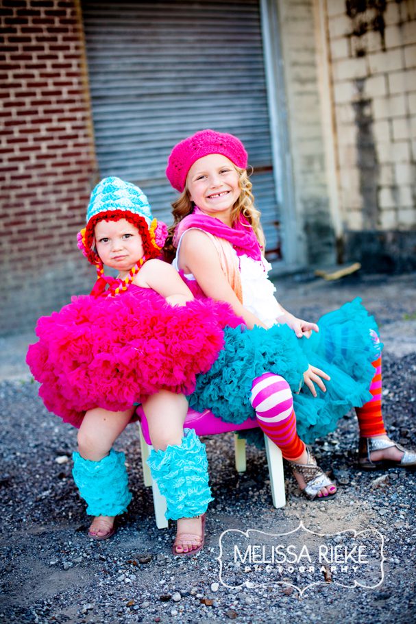 Kansas City Childrens Photographer sisters dressed up