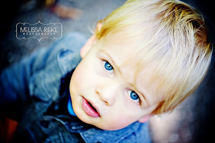 Olathe Fall Family Photos blue eyes baby boy