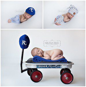 Kansas City Newborn Photographer | Kansas City Royals Baby