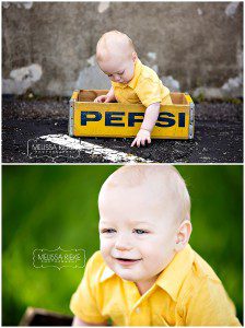 Kansas City Baby Photographer | Melissa Rieke Photography | One Year | Blue, Red & Yellow