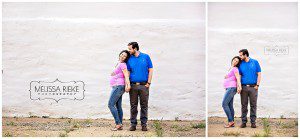 Kansas City Maternity Photographer | Melissa Rieke Photography | Striped Dress Black and White