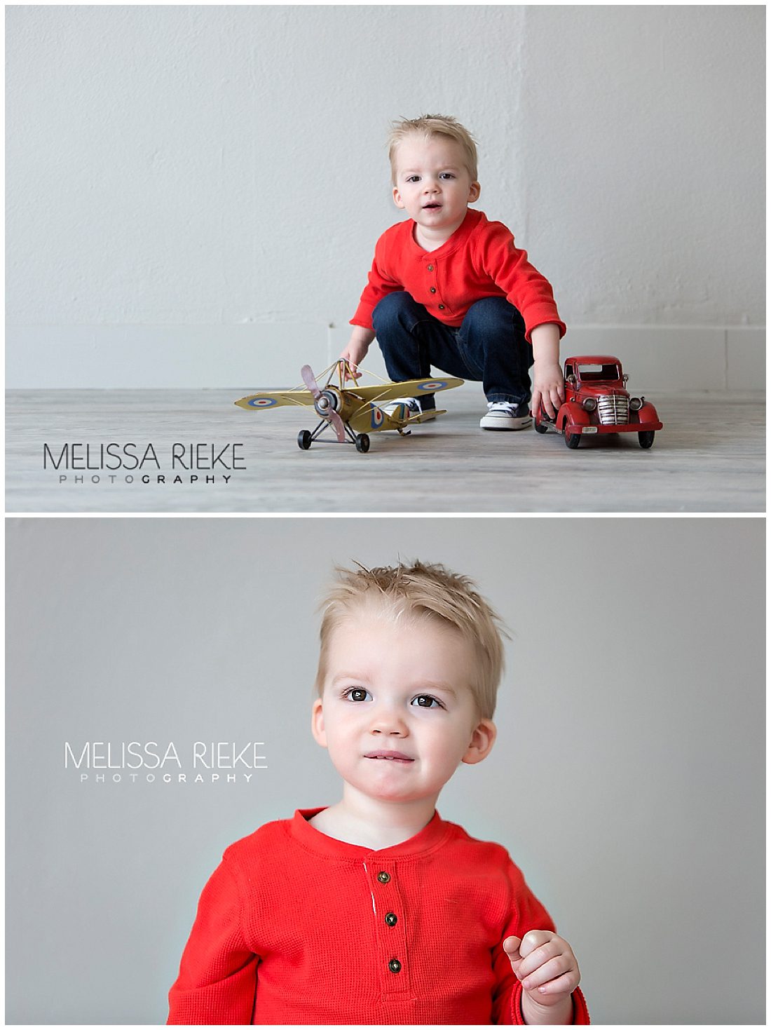 Kansas City Toddler Photos truck plane vintage
