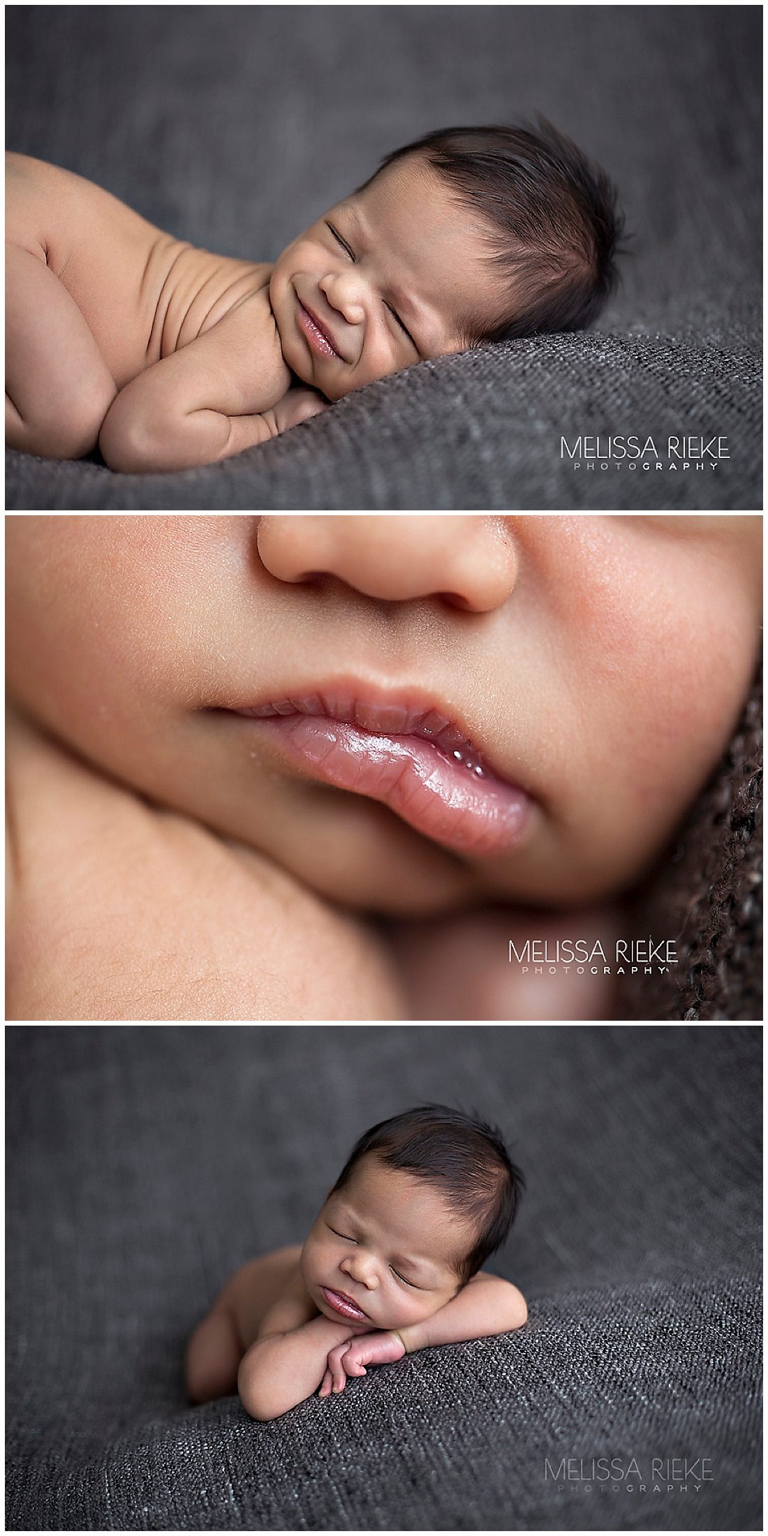 Newborn Baby Boy Pictures | Close Up Lips | Kansas City