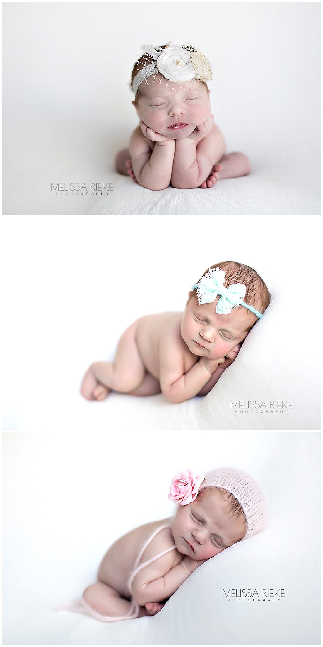 Simple Posed Newborn Photo Shoot Kansas City