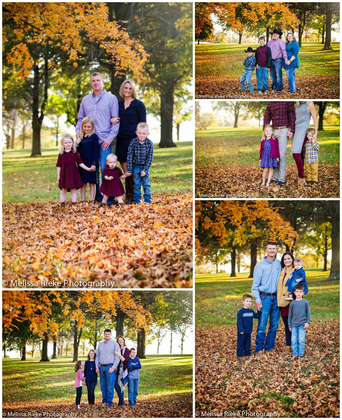 Fall Extended Family Pictures