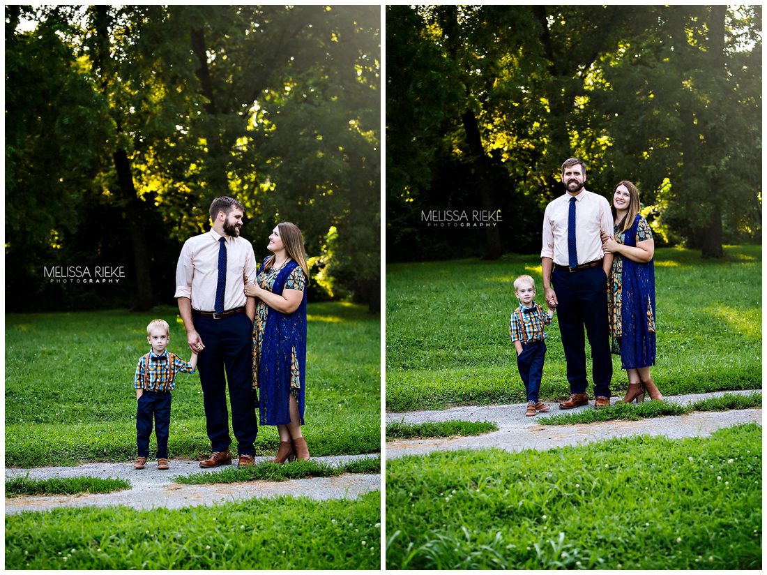 Family Picture Poses with a Toddler Kansas City Photographer