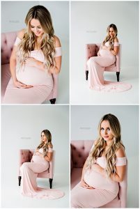 Studio Maternity Photos Kansas City Simple Belly Pictures